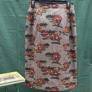 Polo Print Skirt